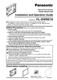 PANASONIC VL-GW001A - Intercom