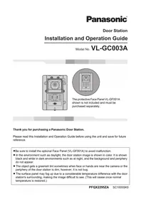 PANASONIC VL-GC003A - Intercom