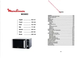 MOULINEX MO30EC - Four à micro-ondes