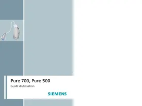SIEMENS PURE 700 - Appareil auditif