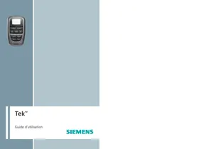SIEMENS TEK - Téléphone portable