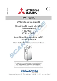 Käyttöohje MITSUBISHI JT-SB126JSH-W-E Käsikuivain