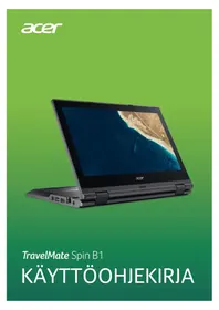 Käyttöohje ACER TRAVELMATE SPIN B118-G2-R Kannettava tietokone
