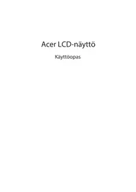 Käyttöohje ACER EEB225Q Televisio