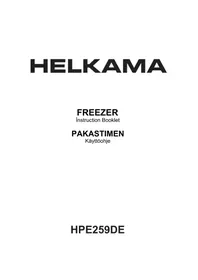 Manual Helkama HPE259DE Freezer