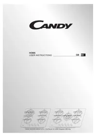 מדריך CANDY CVG7WL4WPB ISR כיריים