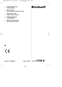 RT-TS 1725 U EINHELL
