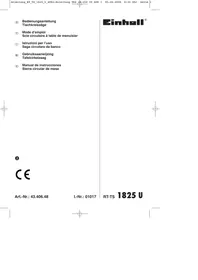 RT-TS 1825 U EINHELL