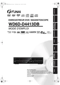 FUNAI WD6D-D4413DB - Enregistreur DVD