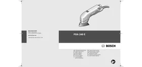 BOSCH PDA 240 E - Stiksåg