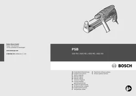 BOSCH PSB 600 RE - Trapano