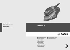BOSCH PSM 80 A - Ponceuse