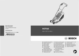BOSCH ROTAK 34 LI - Cortadora de césped