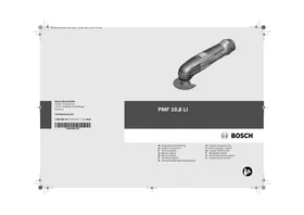 BOSCH PMF 10.8 LI - Elektrisk verktøy