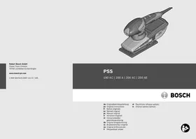 BOSCH PSS 250W - Ponceuse