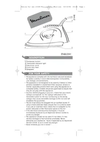 Használati útmutató MOULINEX ID5300 Vasaló