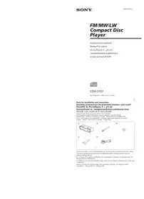 SONY CDX-3103 - CD-lejátszó