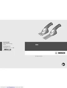 BOSCH ISIO 3 - Outil de jardinage