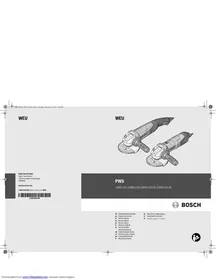BOSCH PWS1300-125 - مطحنة زاوية