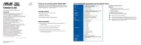 Instrukcija ASUS TINKER R/BR Pagrindinė plokštė