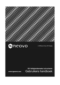 Handleiding AG Neovo SX-17 Scherm