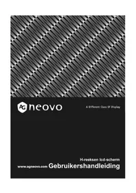 Handleiding AG Neovo H-W22S Scherm