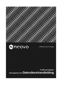 Handleiding AG Neovo F-415 Scherm