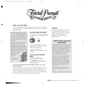 PARKER Trivial pursuit familie editie - Bordspel