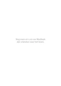 Handleiding APPLE MACBOOK (MID 2009) Laptop