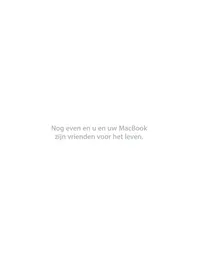 Handleiding APPLE MACBOOK (LATE 2009) Laptop