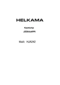 Helkama HJA242 - Jääkaappi