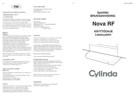 Käyttöohje Cylinda NOVA Liesituuletin