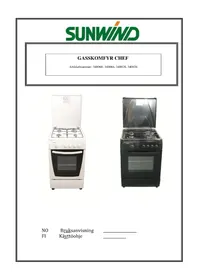 Käyttöohje Sunwind CHEF 340026 Liesi