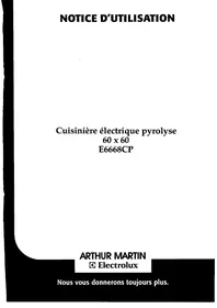 E6668CPW1ELEC.PYRO ARTHUR MARTIN