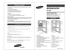 SAMSUNG RA18YVTT - šaldytuvas