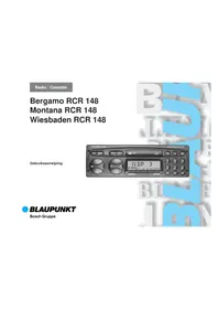 BLAUPUNKT Wiesbaden RCR 148 - Autoradio