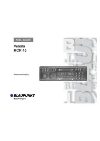 BLAUPUNKT Verona RCR 45 - Autoradio