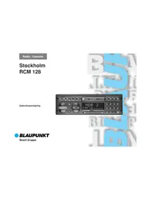 BLAUPUNKT Stockholm RCM 128 - Autoradio