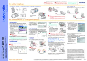 Handleiding EPSON STYLUS PHOTO 810 Printer