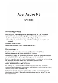ACER Aspire P3 - Laptop
