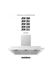 Handleiding GAGGENAU AW200171 Afzuigkap