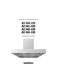 Handleiding GAGGENAU AI541120 Afzuigkap
