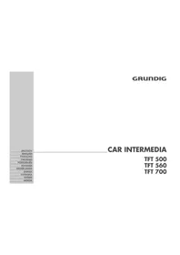 Handleiding GRUNDIG TFT 560 Televisie