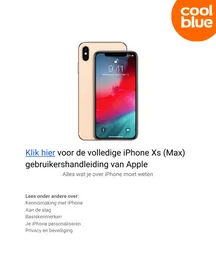 Handleiding APPLE PHONE XS MAX Smartphone