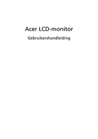 Handleiding ACER B223PW Scherm