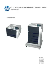 Handleiding HP COLOR LASERJET ENTERPRISE CP4025N Printer