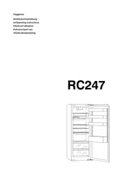 Manual GAGGENAU RC247202 Frigider