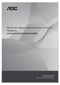Manual AOC A2472PWH Ecran