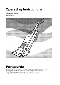 Manual PANASONIC MC-E563K Aspirator