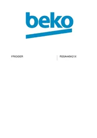 BEKO RSSA 445K21 XP - Chladnička